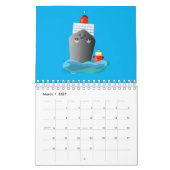 Calendrier Illustration des machines et du transport (Mar 2027)