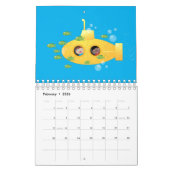 Calendrier Illustration des machines et du transport (Feb 2026)