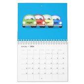 Calendrier Illustration des machines et du transport (Jan 2026)