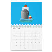 Calendrier Illustration des machines et du transport (Mar 2026)