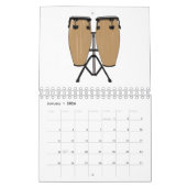 Calendrier Illustration d'instrument de musique (Jan 2026)