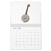 Calendrier Illustration d'instrument de musique (Jan 2026)