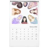Calendrier Illustration mode (Feb 2026)