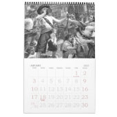 Calendrier Illustration vintage Pirates et Buccaners (Jan 2027)