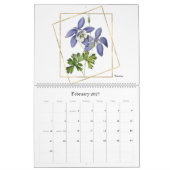 Calendrier Illustrations botaniques de Pierre-Joseph Redouté (Feb 2027)