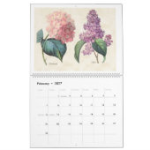 Calendrier Illustrations botaniques vintages 2026 (Feb 2027)