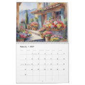 Calendrier Illustrations de beau jardin (Feb 2027)