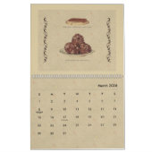 Calendrier Illustrations de chocolats et bonbons (Mar 2026)
