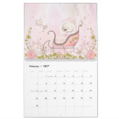 Calendrier Illustrations de l'aquarelle adorable "Chats et Ch (Feb 2027)