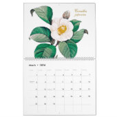 Calendrier Illustrations élégantes de fleurs botaniques Vinta (Mar 2026)