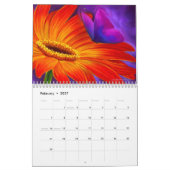 Calendrier Illustrations florales de papillon moderne 2022 Mu (Feb 2027)