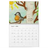Calendrier Illustrations Gouache 2025 (Mar 2026)