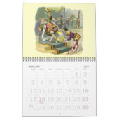 Calendrier Illustrations vintages Mère Goose Nursery Rhymes (Jan 2027)
