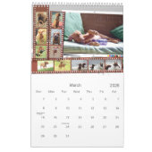 Calendrier illustré Vizsla (Mar 2026)