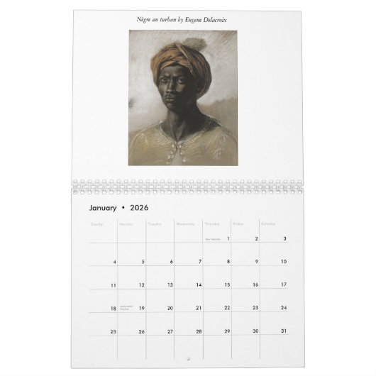 Calendrier Image de l'amarrage (Jan 2026)