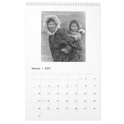 Calendrier Images choisies d'Edouard S. Curtis 2012 (Jan 2027)