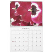 Calendrier Images de fleur (Mar 2027)
