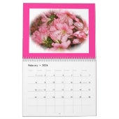 Calendrier - Images de fleurs (Feb 2026)