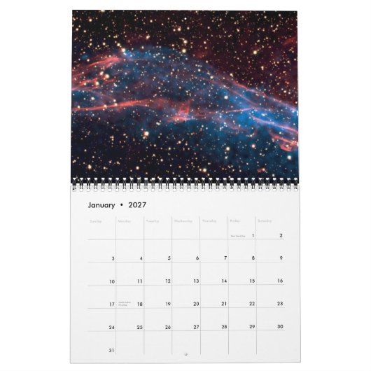 Calendrier Images de la NASA (Jan 2027)