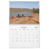 Calendrier Images de l'Afrique du Sud (Feb 2026)