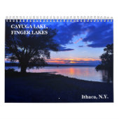 Calendrier IMAGES OF CAYUGA LAKE, FINGER LAKES calendar (Protection)
