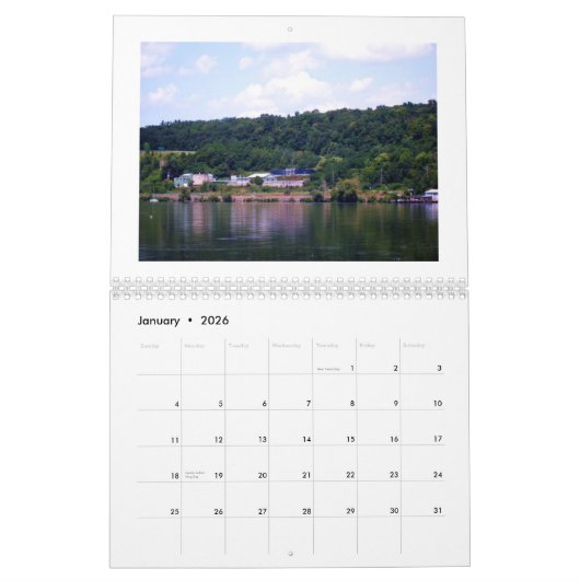 Calendrier IMAGES OF CAYUGA LAKE, FINGER LAKES calendar (Jan 2026)
