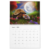 Calendrier Imaginaire animal art pour enfants (Mar 2026)