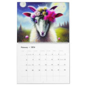 Calendrier Imaginaire animal art pour enfants (Feb 2026)