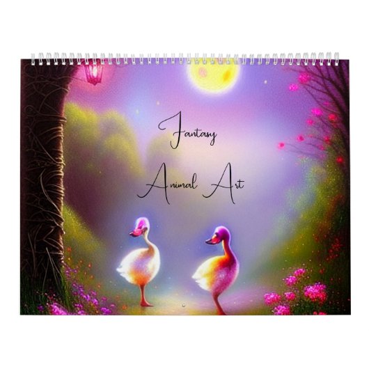 Calendrier Imaginaire animal art pour enfants (Protection)
