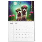 Calendrier Imaginaire animal art pour enfants (Jan 2026)