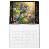 Calendrier Imaginaire Birds Iridescente Series (Jan 2026)