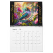 Calendrier Imaginaire Birds Iridescente Series (Feb 2026)