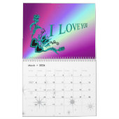 Calendrier Imaginaire du coeur et du papillon (Mar 2026)