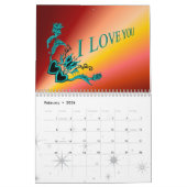 Calendrier Imaginaire du coeur et du papillon (Feb 2026)