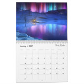 Calendrier imaginaire et paysage 3D SilverWebForge 2022 (Jan 2027)