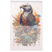 Calendrier Imaginaire fleuri animaux sauvages aquarelle nouve (Jan 2026)