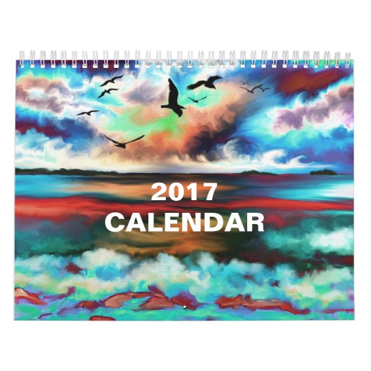 Calendrier Imaginaire numérique peinture Abstraite (Protection)
