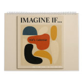 Calendrier Imagine If… Kids’ Creative Imagination Calendar (Protection)
