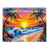 Calendrier Impasto Style Coastal Art (Protection)