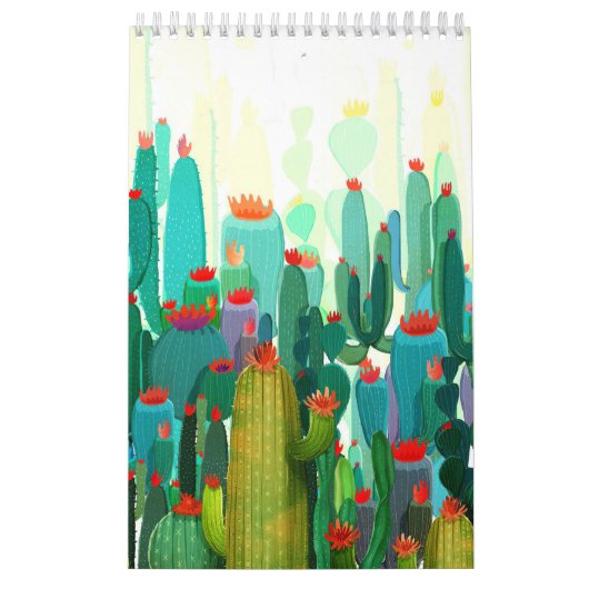 Calendrier Impression Cactus | Beaucoup De Cactus (Protection)