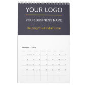 Calendrier Impression murale de bureau personnalisées dans le (Feb 2026)