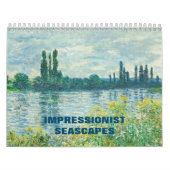 Calendrier Impressionist Seascape Paintings of Famous Artists (Protection)