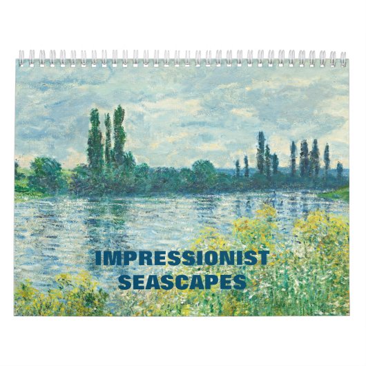 Calendrier Impressionist Seascape Paintings of Famous Artists (Protection)