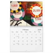 Calendrier impressionnant de décor d'art de (Feb 2026)