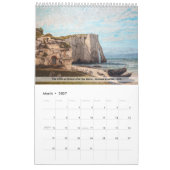 Calendrier Impressionnisme français et post-impressionnisme (Mar 2027)