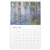 Calendrier Impressionnisme français et post-impressionnisme (Feb 2026)