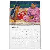 Calendrier Impressionnisme français et post-impressionnisme (Mar 2027)