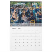 Calendrier Impressionnisme français et post-impressionnisme (Jan 2027)