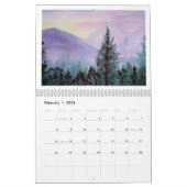 Calendrier Impressionniste Paysages aquarelles 2026 Calendrie (Feb 2026)