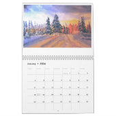Calendrier Impressionniste Paysages aquarelles 2026 Calendrie (Jan 2026)